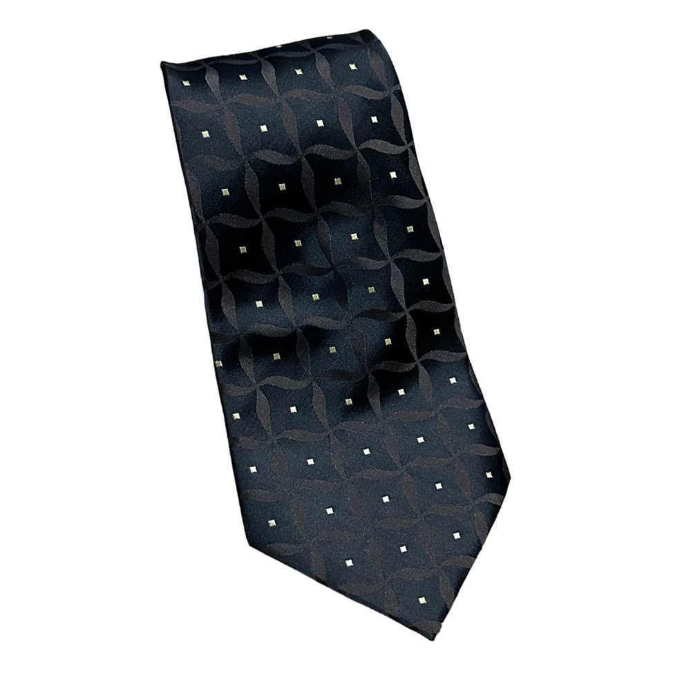 Elegant Brown/Black/Gold Necktie by Ferrecci Uomo EUC